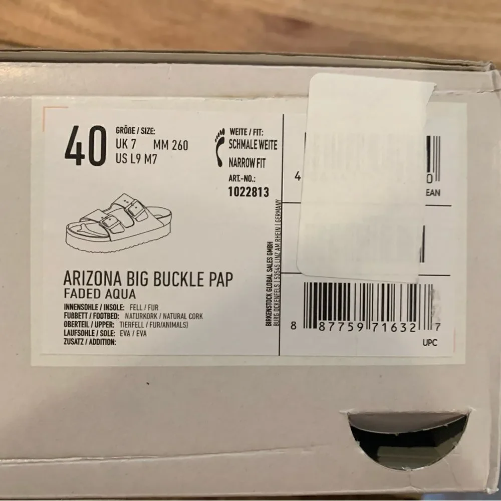 Birkenstock | Arizona Big Buckle Shearling Slide Sandals